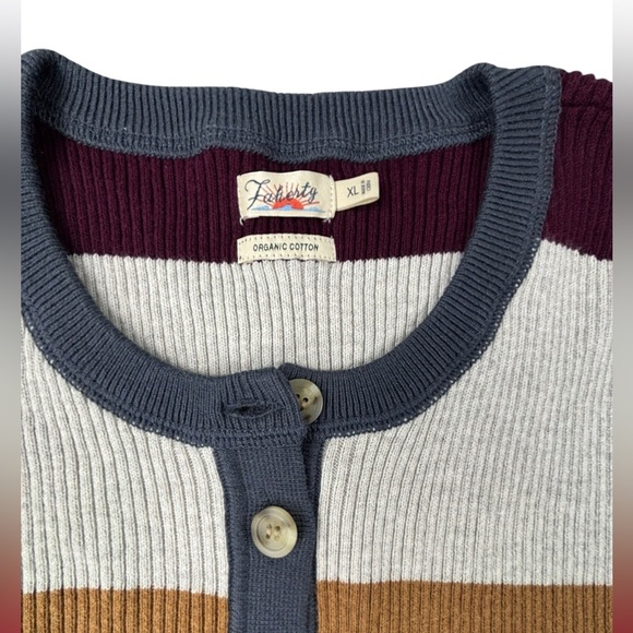 Faherty | Mikki‎ Henley Sweater | XL | Like new!! - Picture 2 of 5